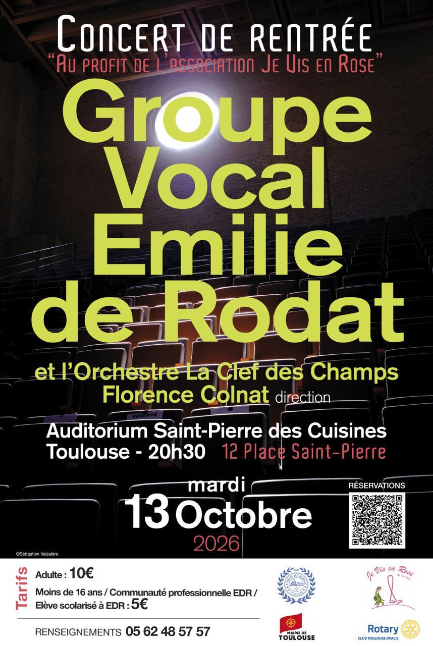 Affiche Concert Emilie de Rodat